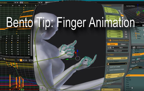 Bento Tips - Hands/Finger Animation - Tutorial