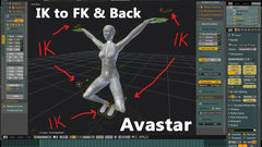 Animation with Avastar - IK to FK & Back - Tutorial