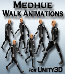 Medhue Walk Animations for Unity3D