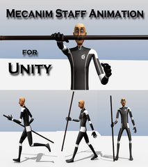 Medhue Unity3D Mecanim Staff Animation