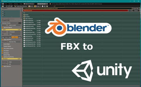 Export Blender FBX to Unity3D - Tutorial