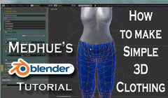 How to make Simple 3D clothing for Secondlife - Tutorial